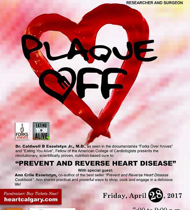 April 28 – Plaque Off: Prevent and Reverse Heart Disease